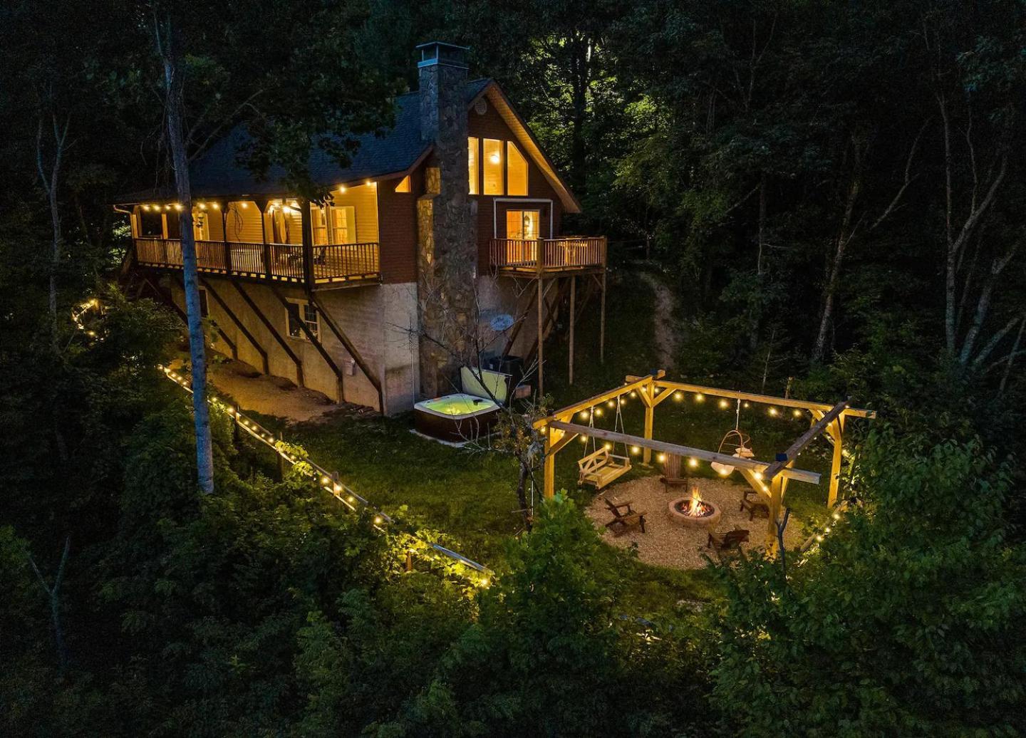 Maggie Valley Cabin With Beautiful Mountain Views, Hottub, Pet Friendly, Gameroom, Fireplace Εξωτερικό φωτογραφία