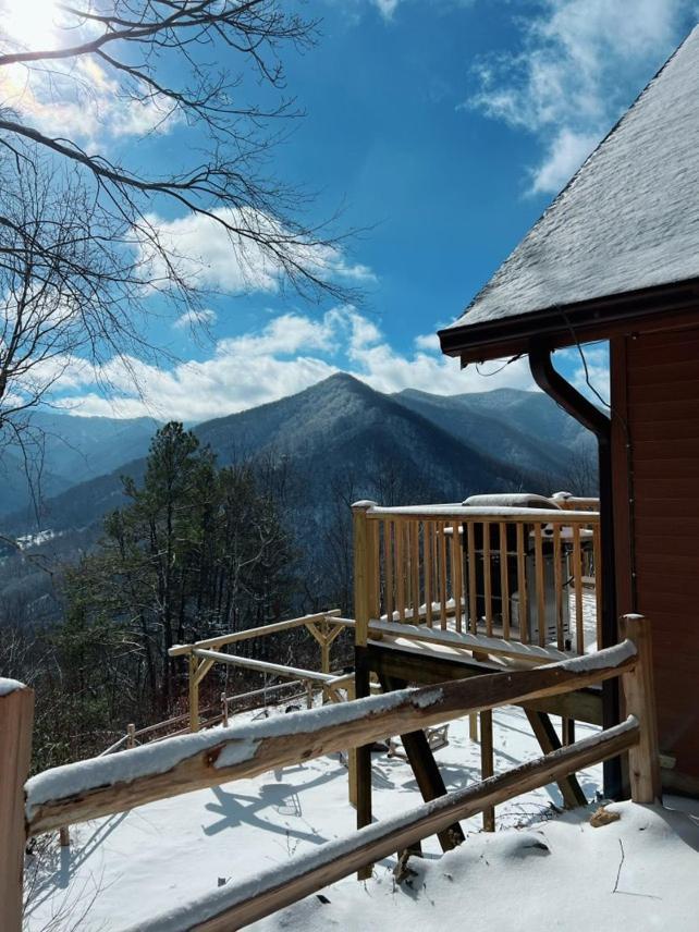 Maggie Valley Cabin With Beautiful Mountain Views, Hottub, Pet Friendly, Gameroom, Fireplace Εξωτερικό φωτογραφία